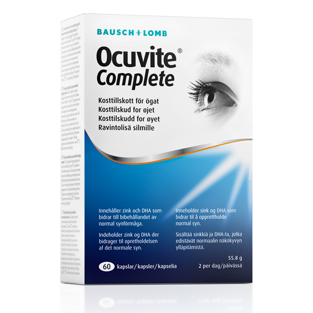 >Ocuvite&reg; Complete &ndash; ravintolis&auml; silm&auml;terveyden edist&auml;miseen